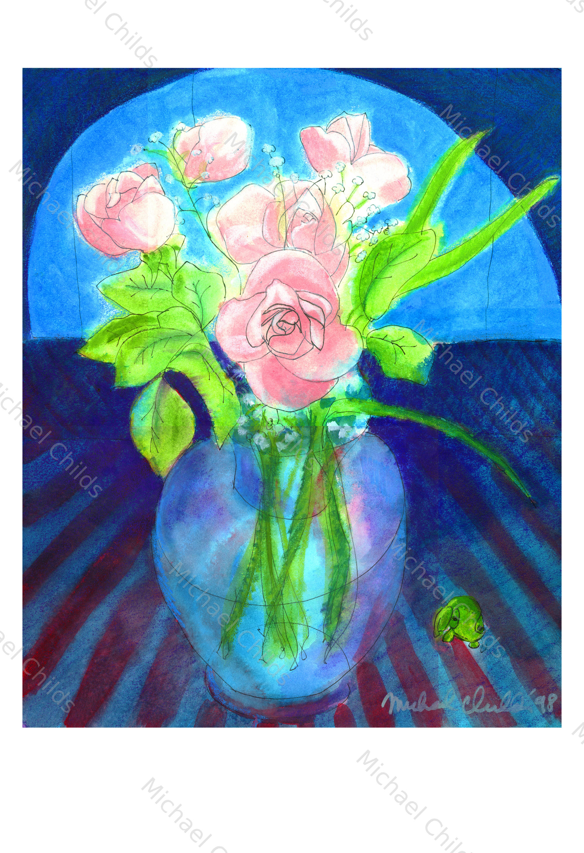 Roses Under the Arch