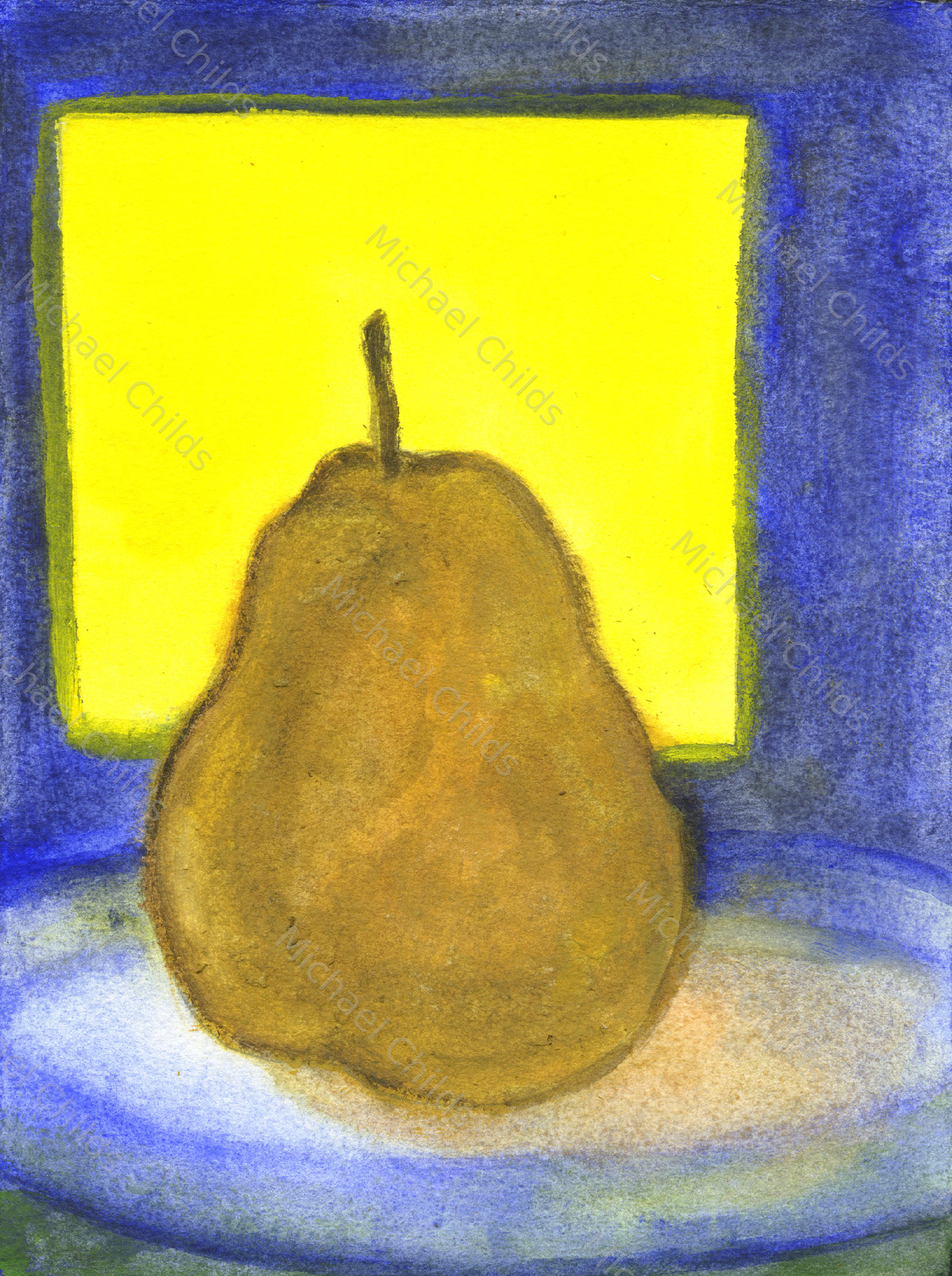 Window and Pear