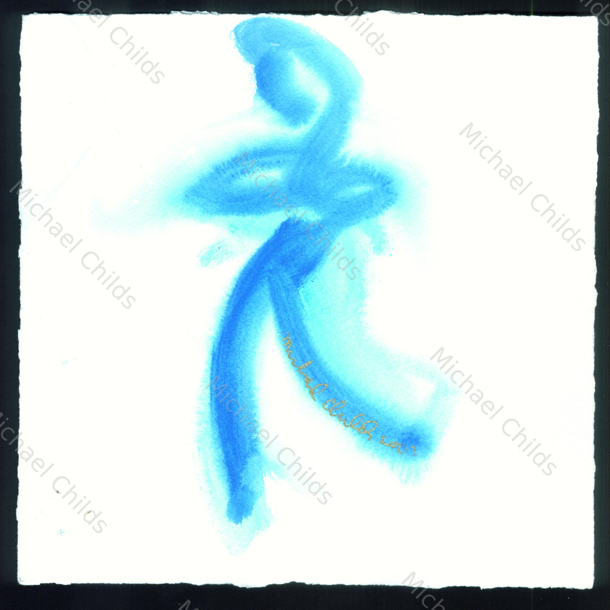 Blue Gesture