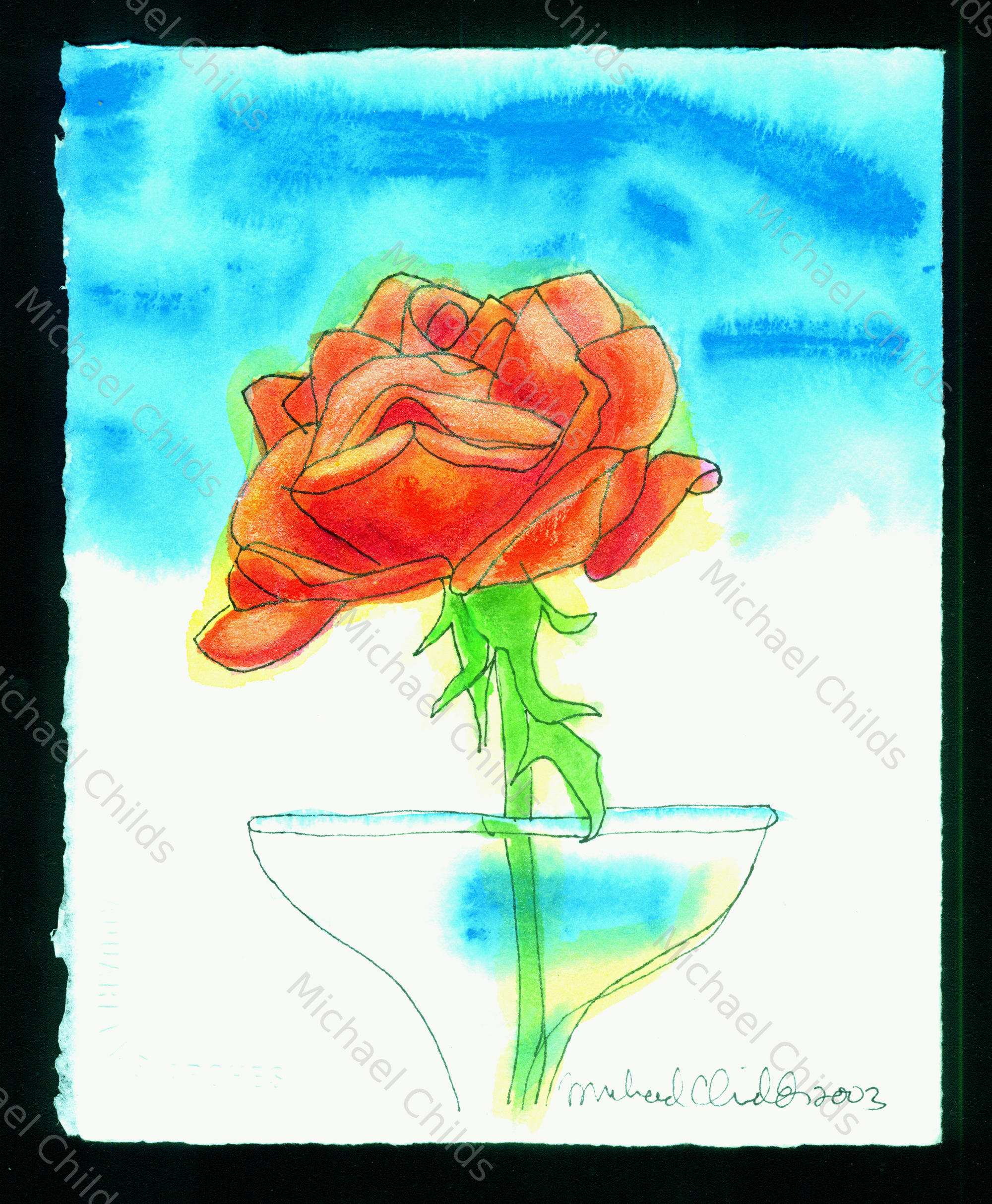 Rose and Glass Ellipse