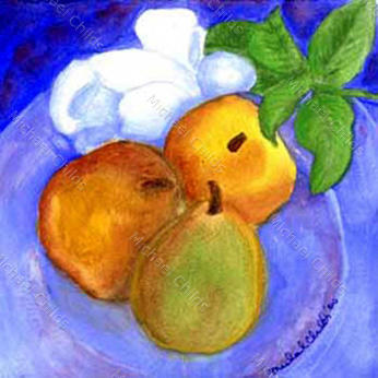 Fallen Rose and Pears