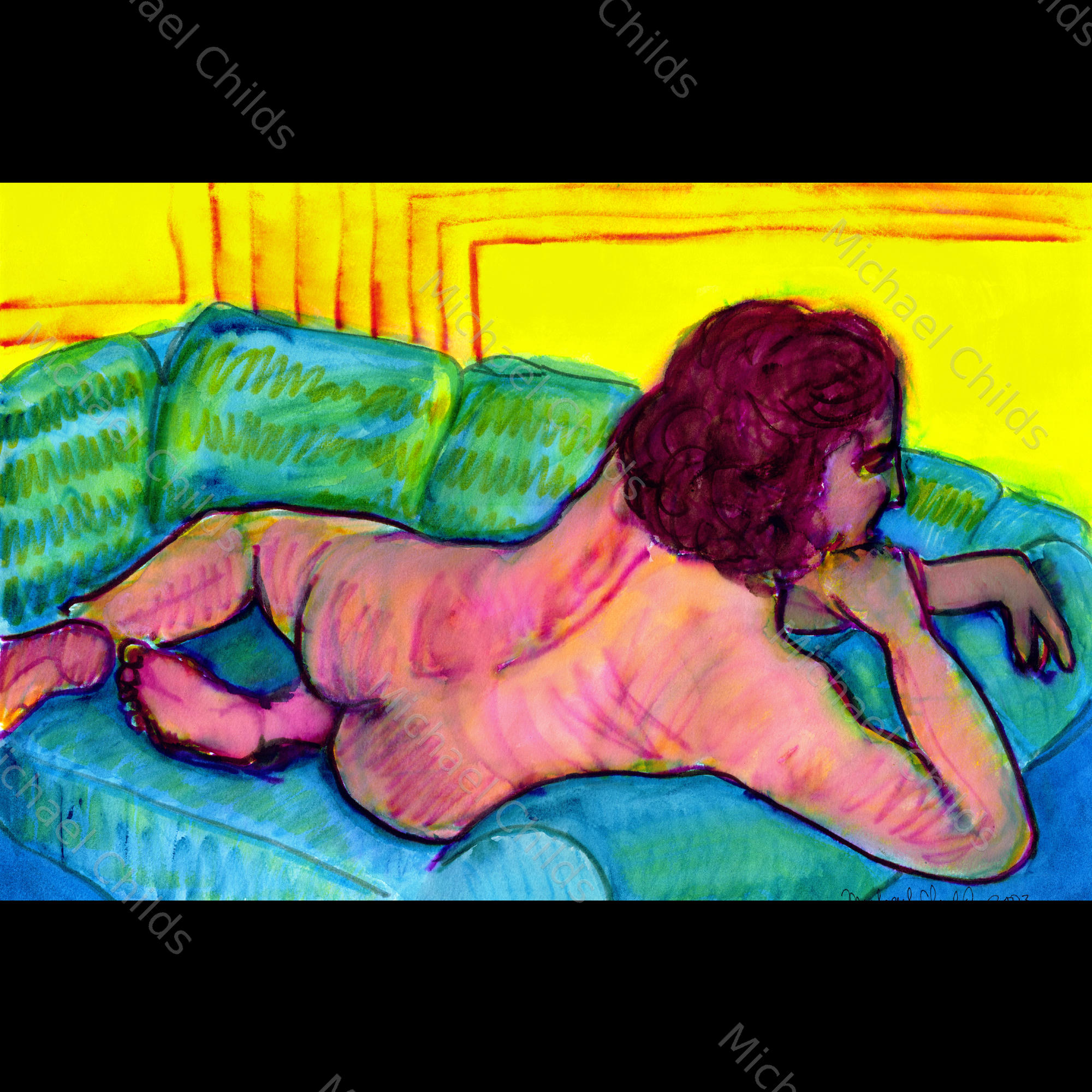Nude on a Couch