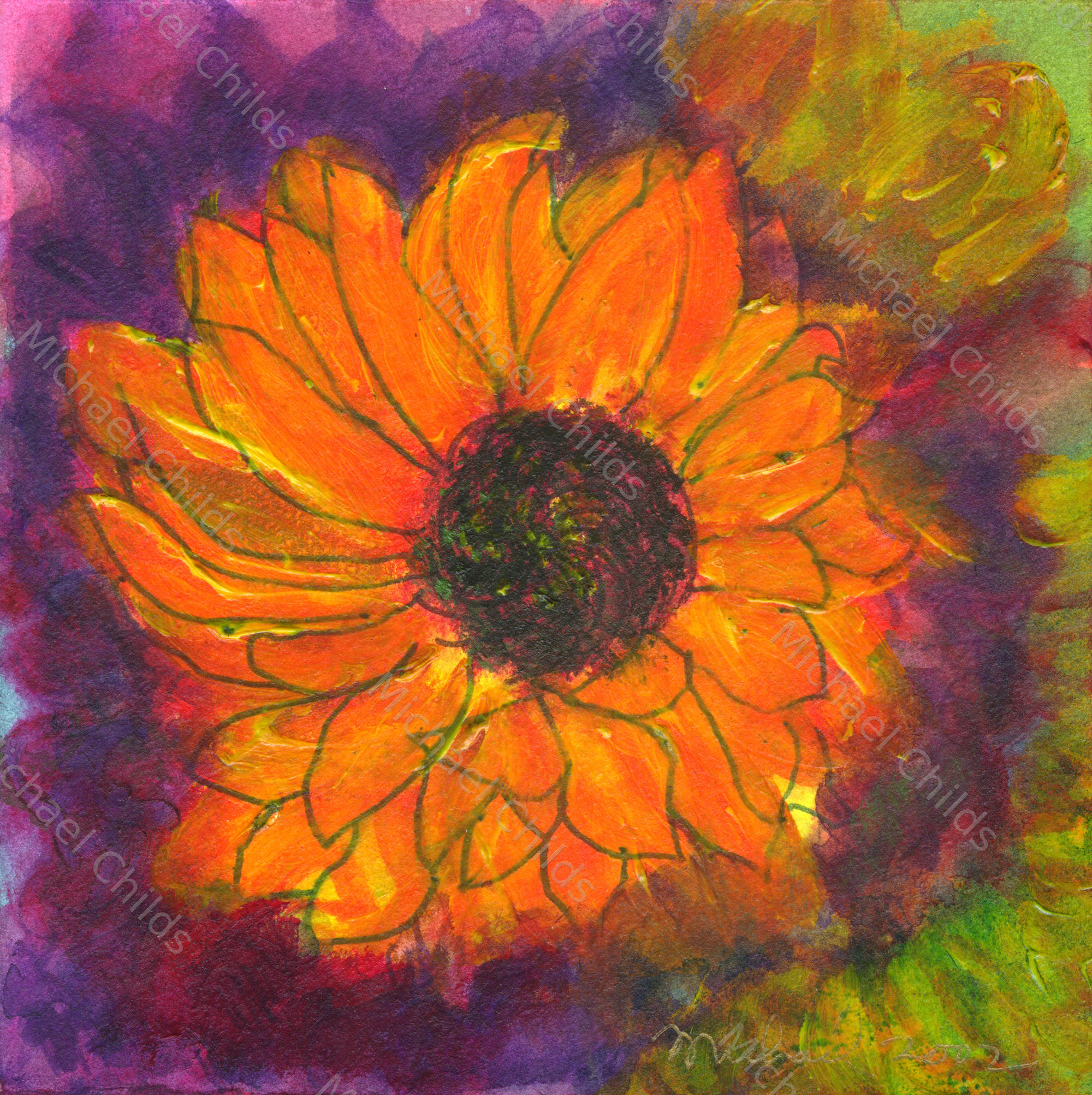 Flaming Sunflower
