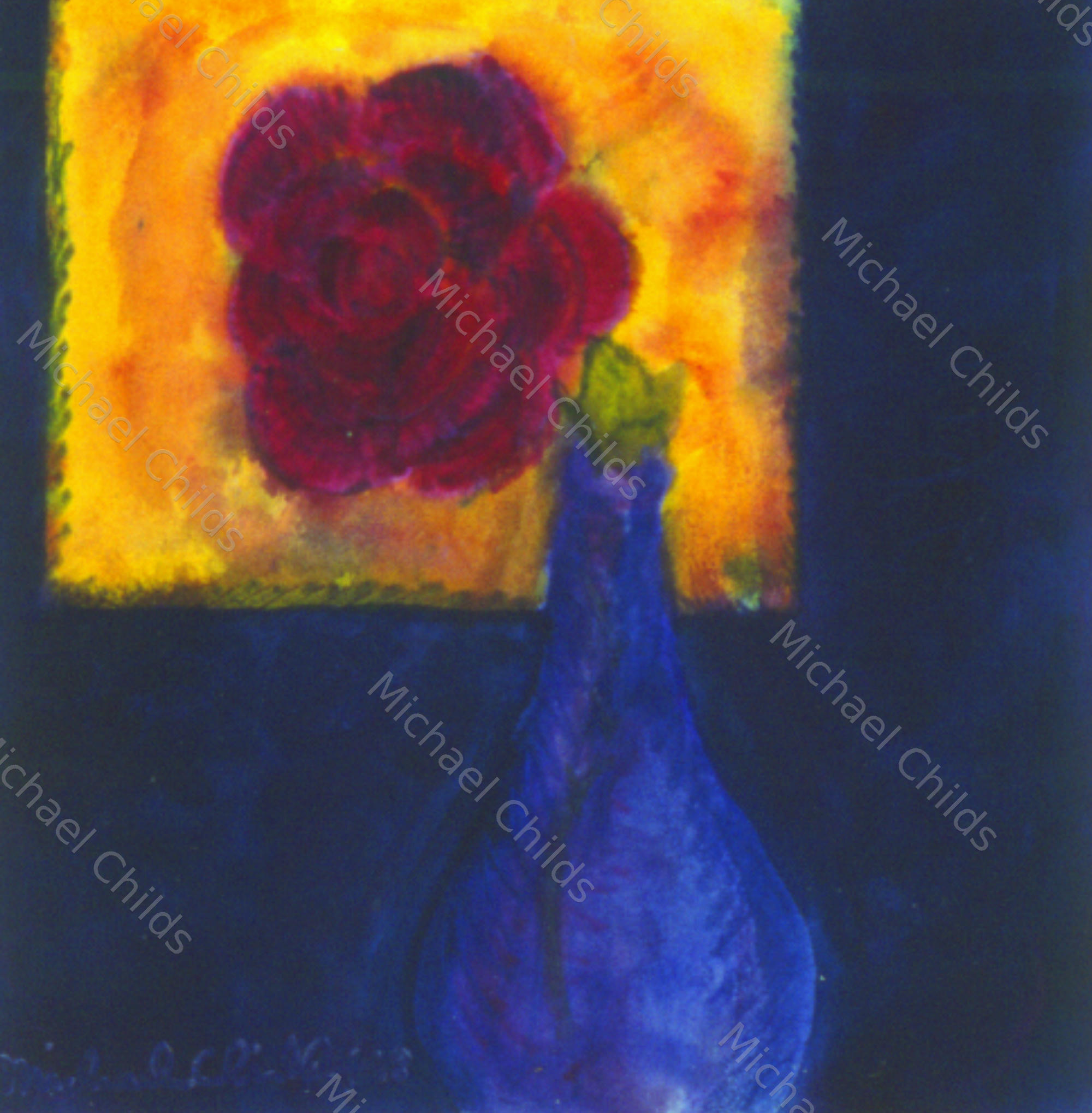 Rose in Window