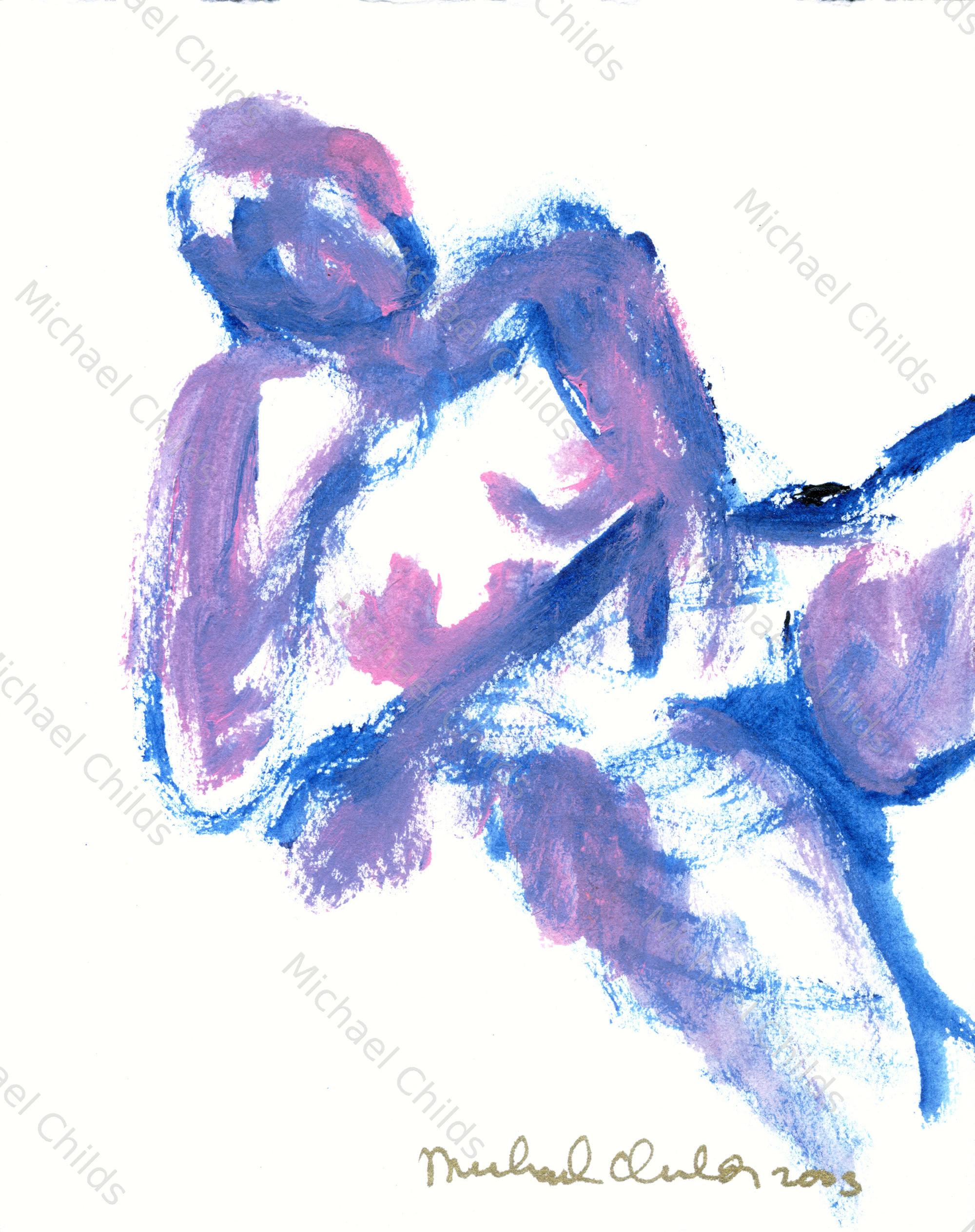 Brushstroke Reclining
