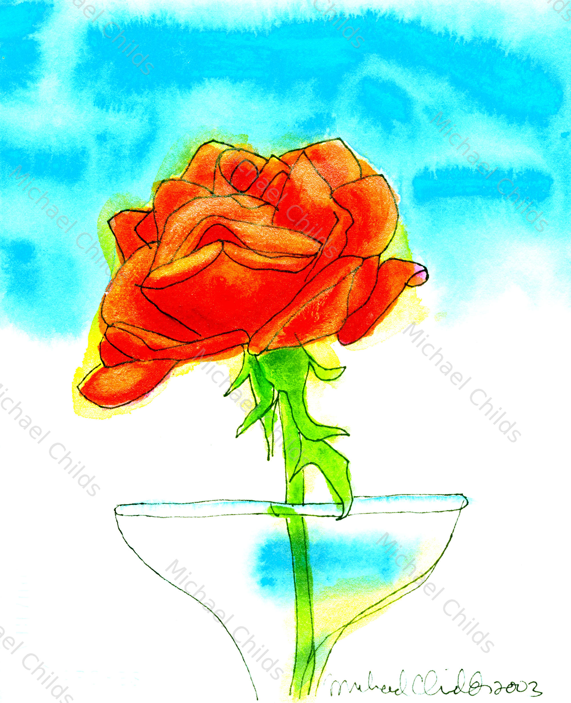 Rose and Glass Ellipse
