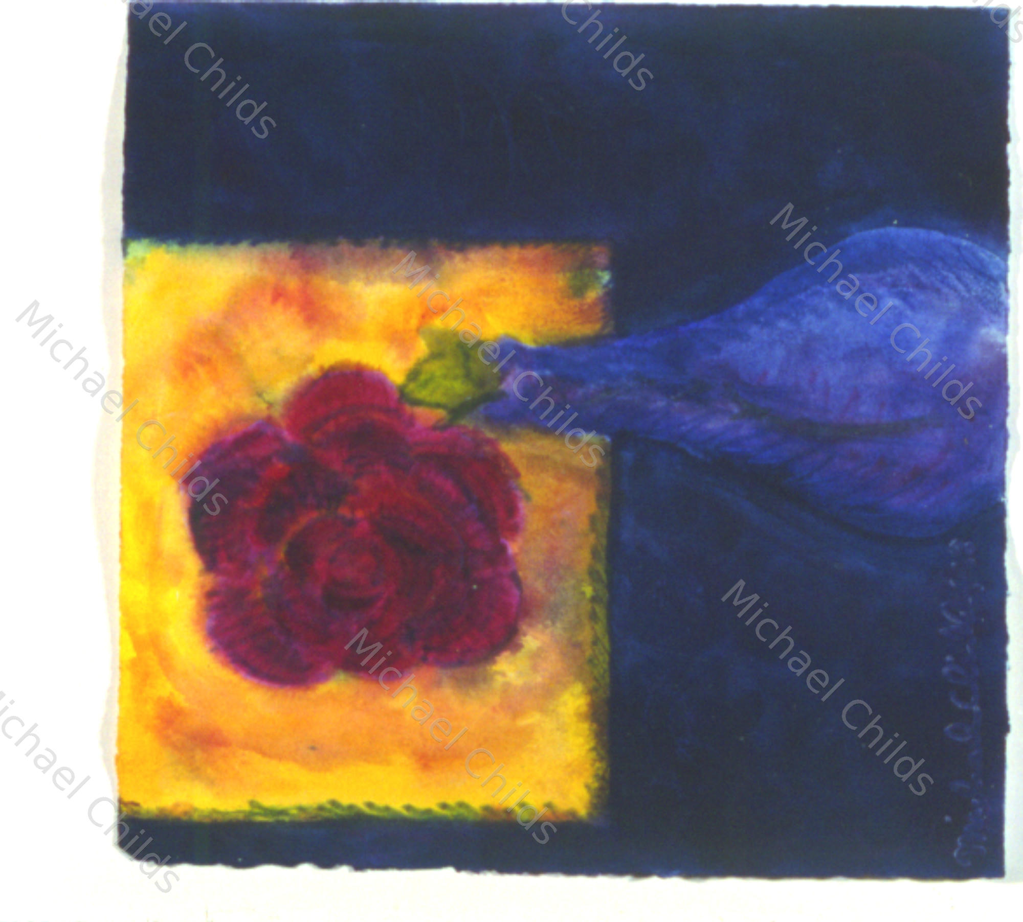 Rose in Window