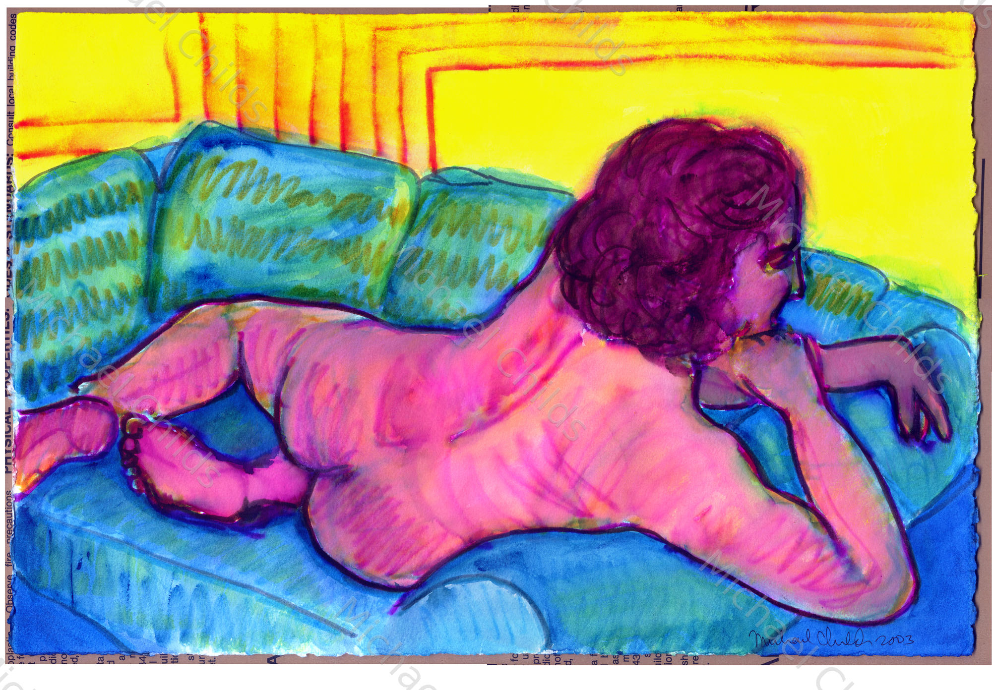 Nude on a Couch