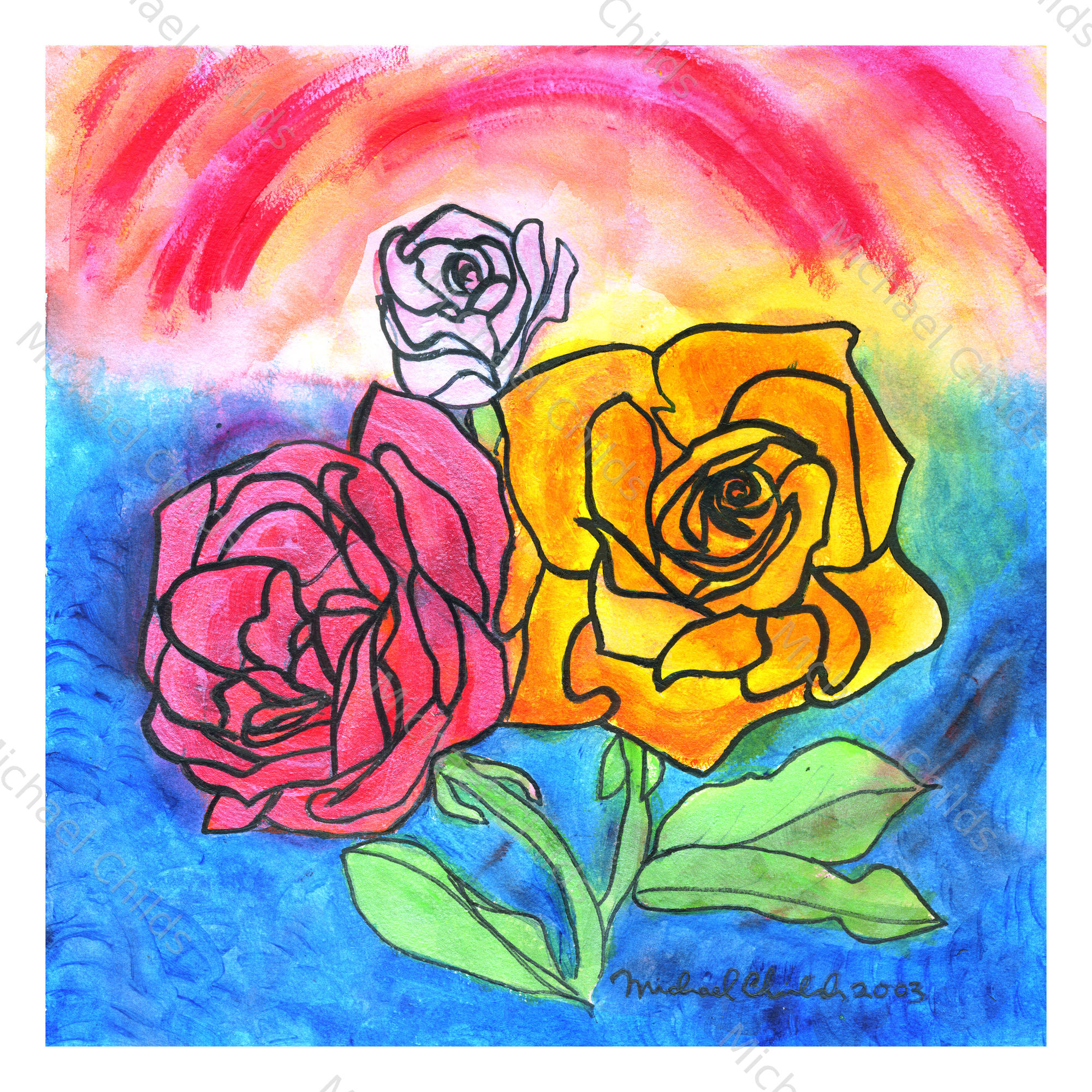 Trio of Roses