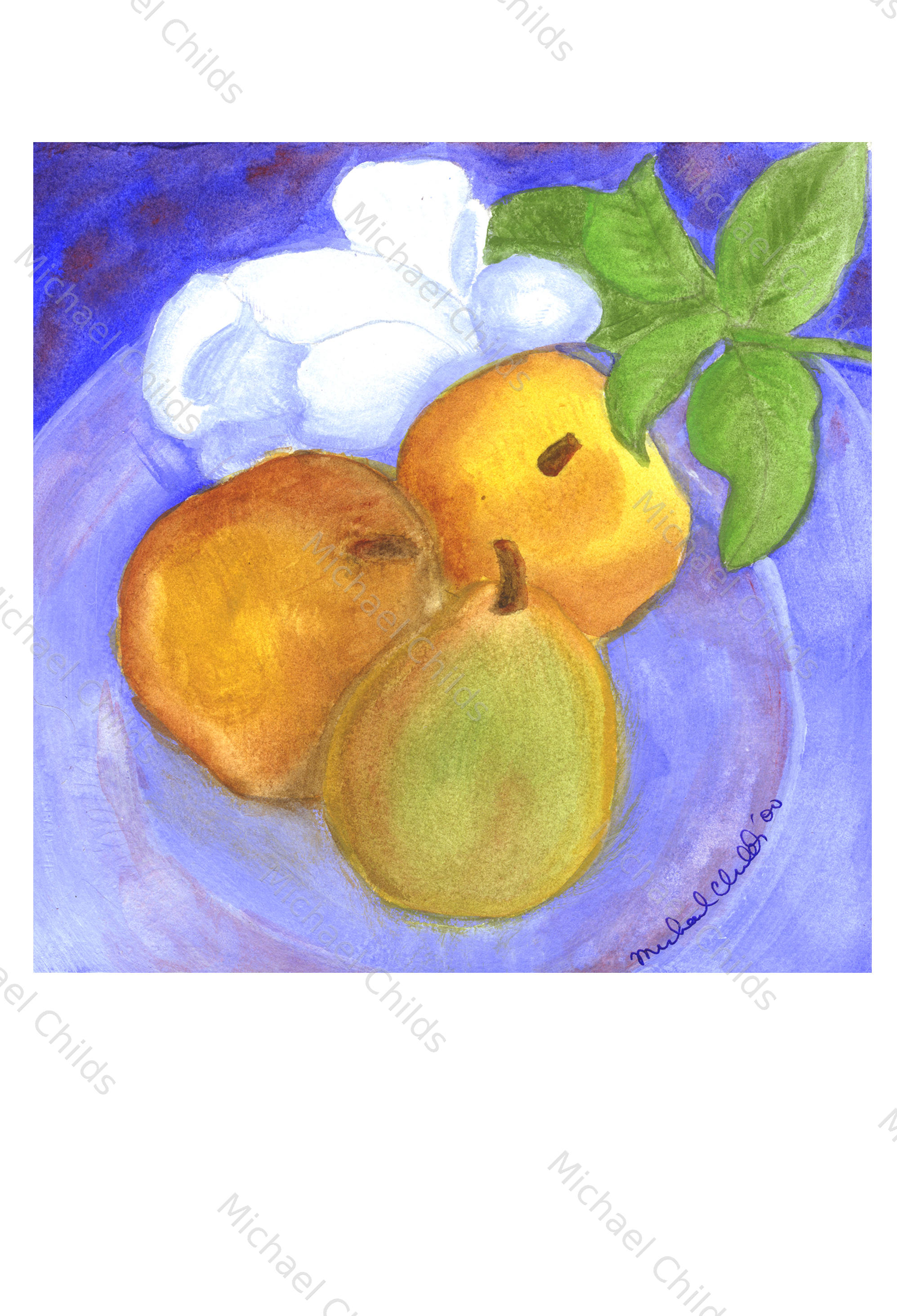 Fallen Rose and Pears