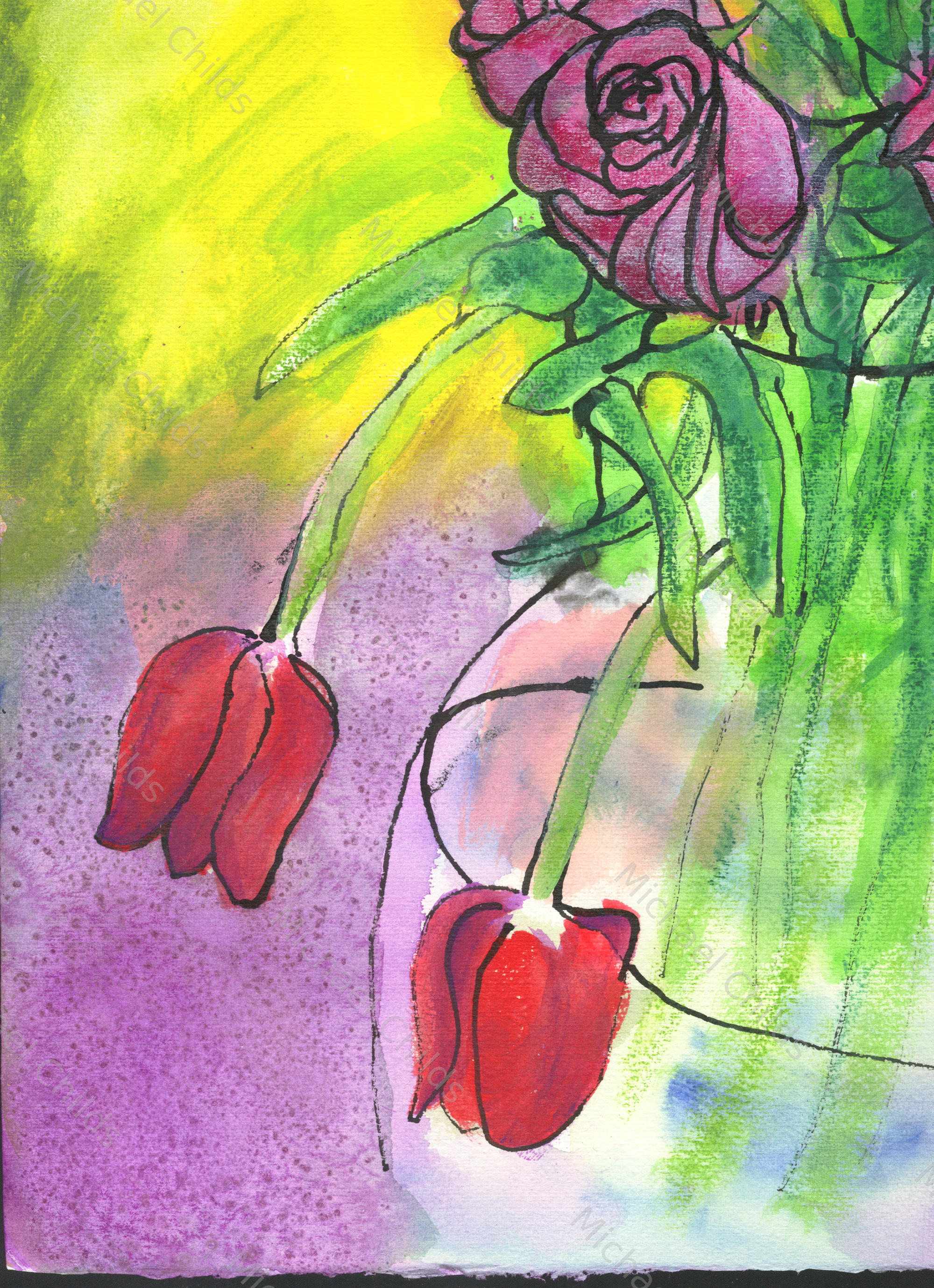 Tulips and Roses