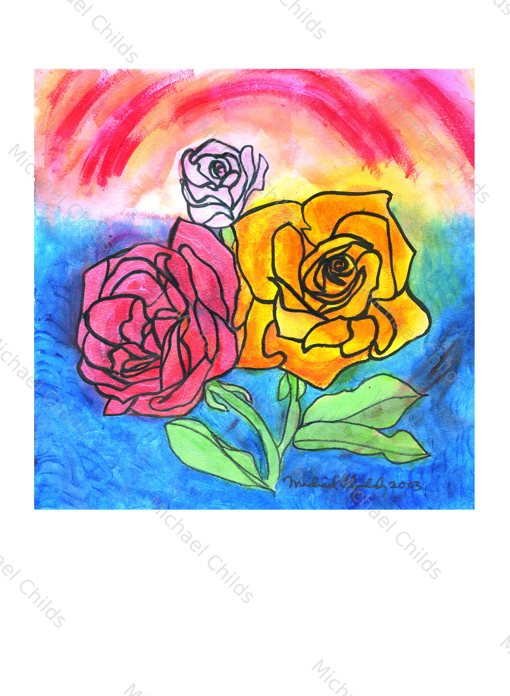 Trio of Roses
