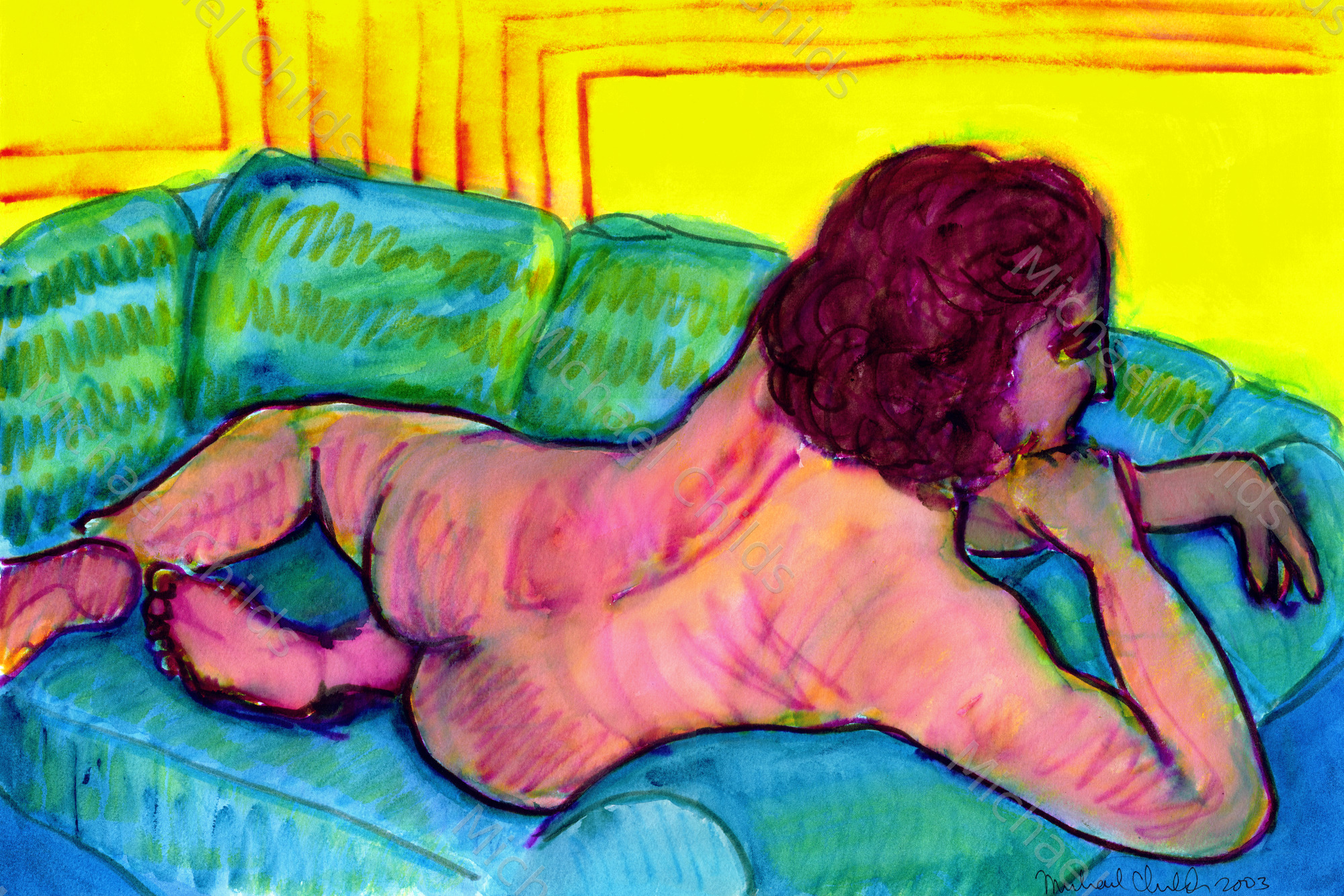 Nude on a Couch