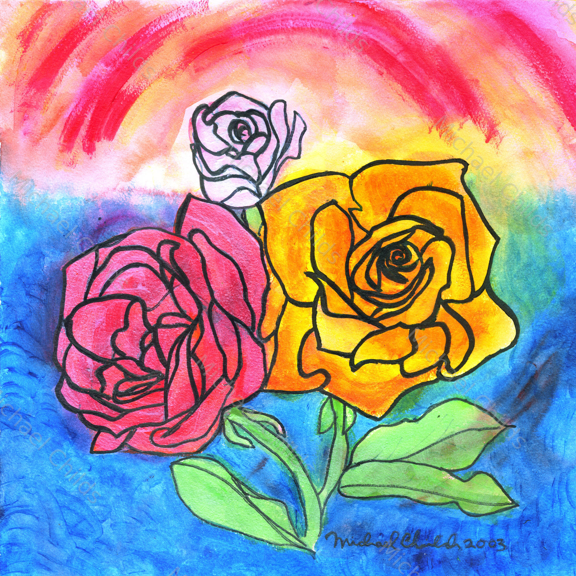 Trio of Roses