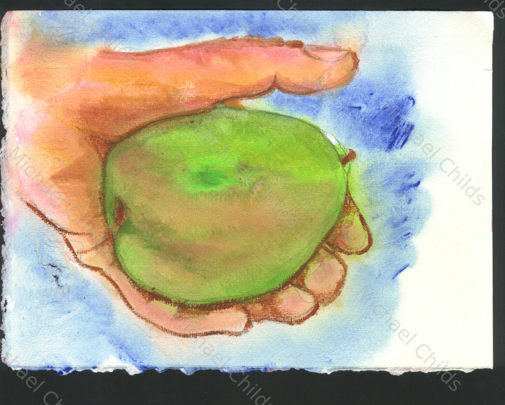 Held Pear