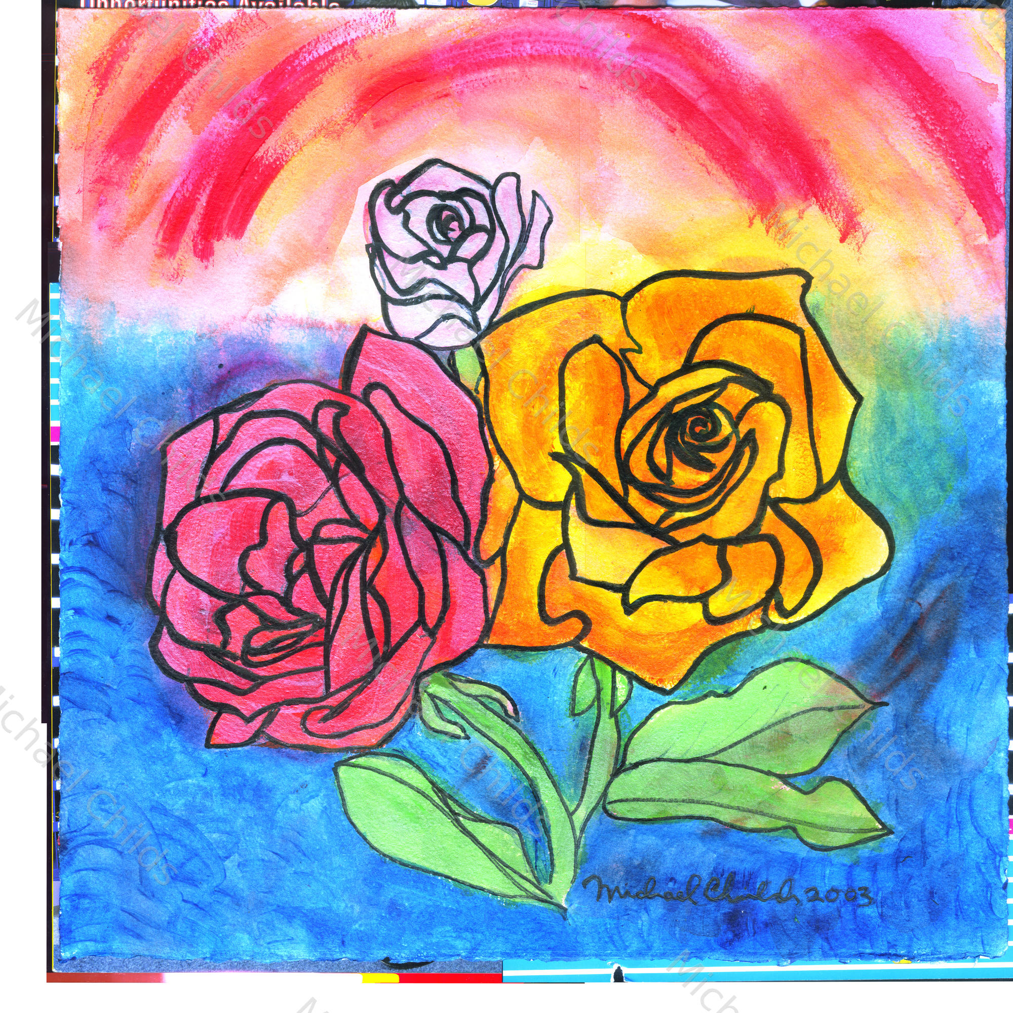 Trio of Roses