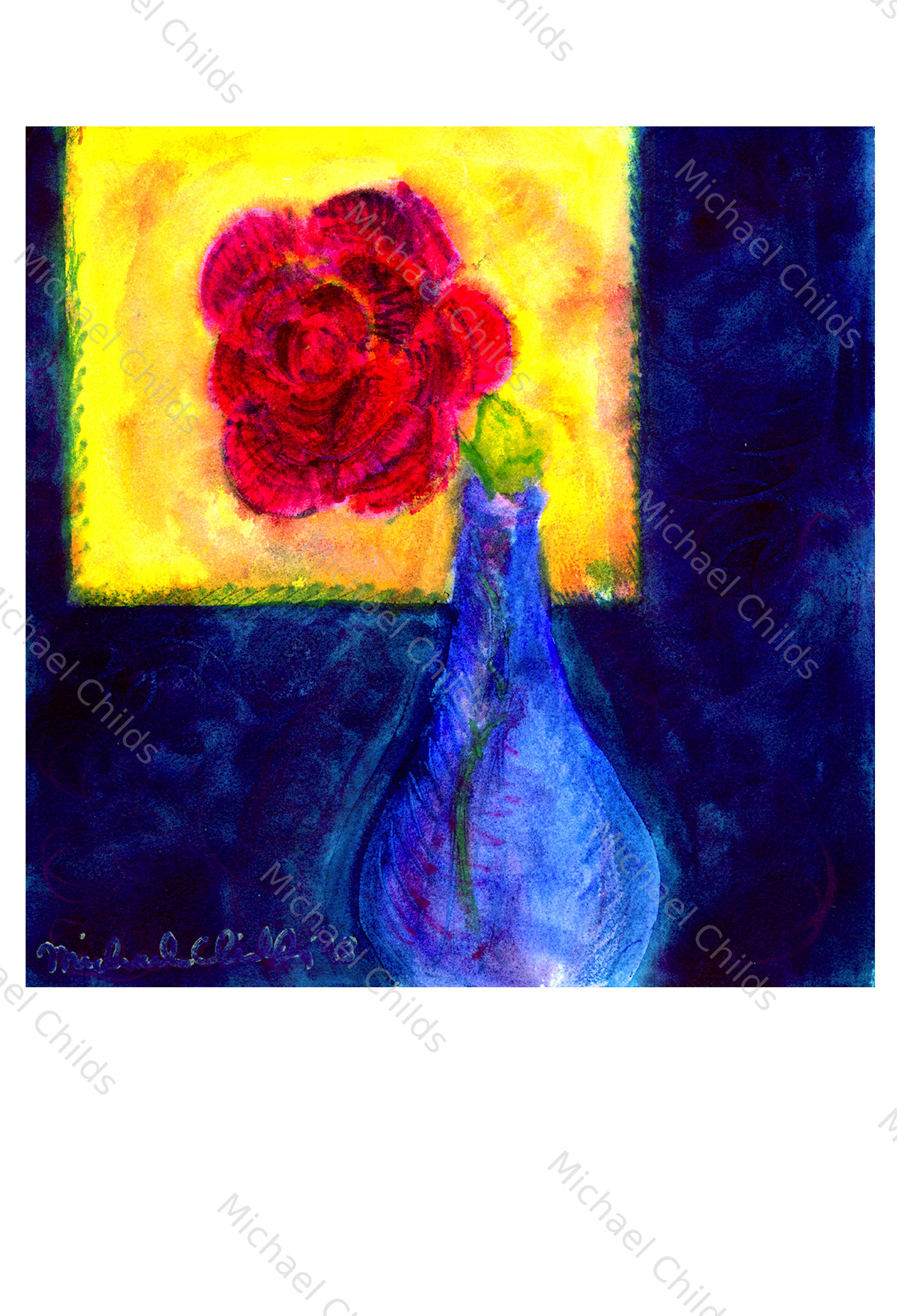 Rose in the Window