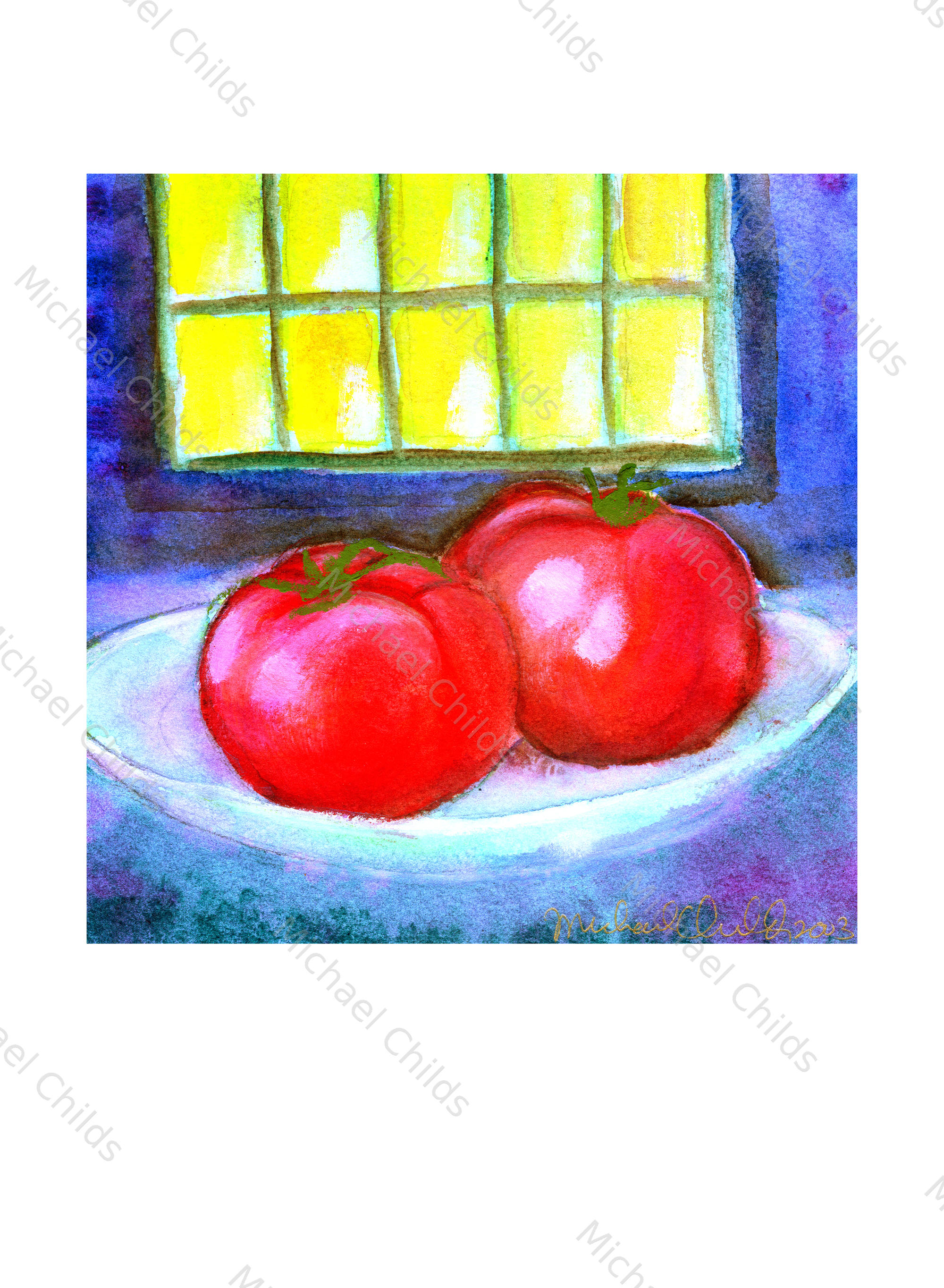 Tomatoes and Window