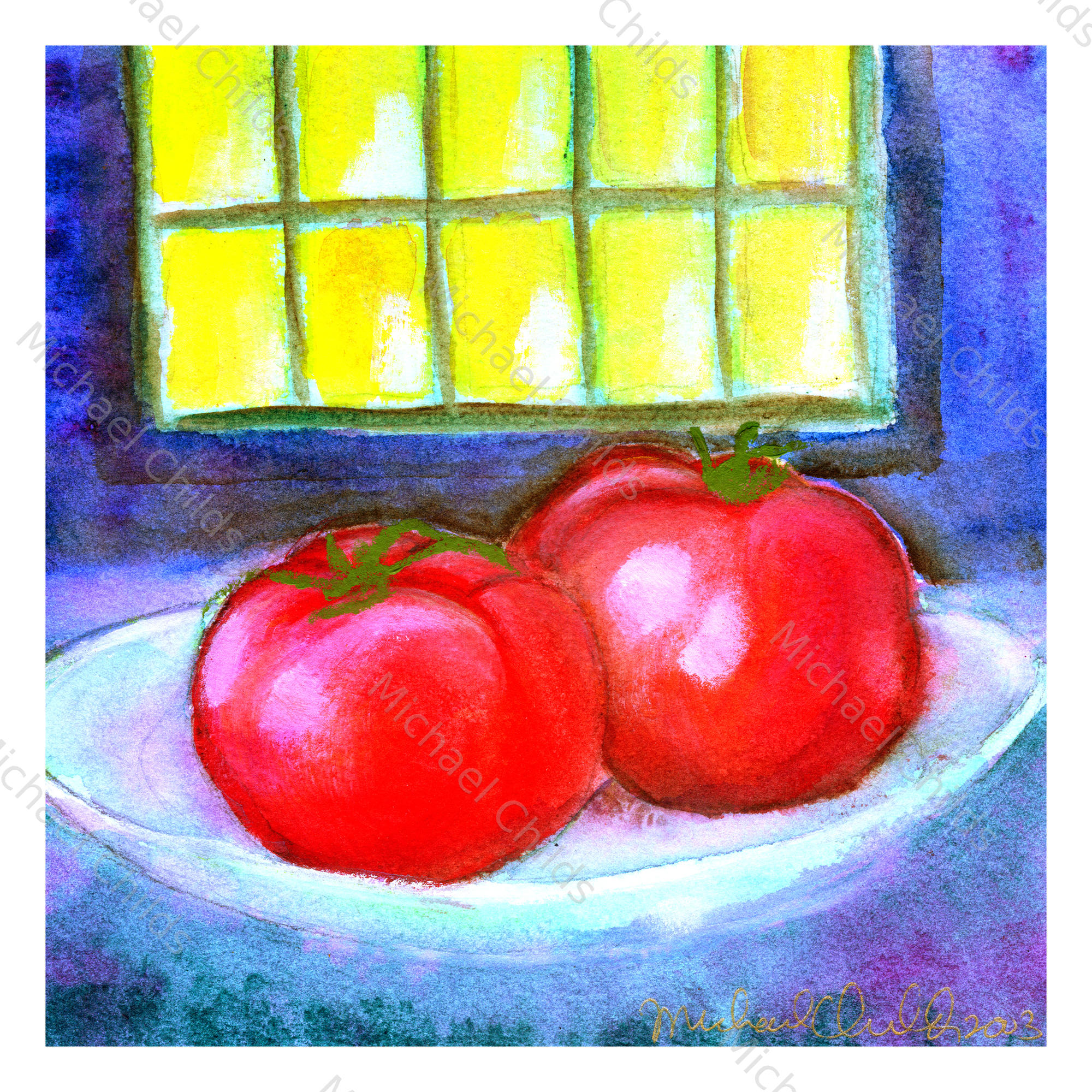Tomatoes and Window