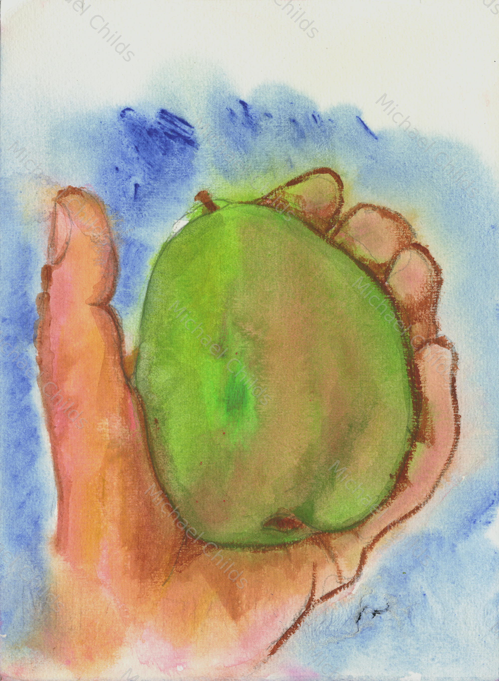 Held Pear