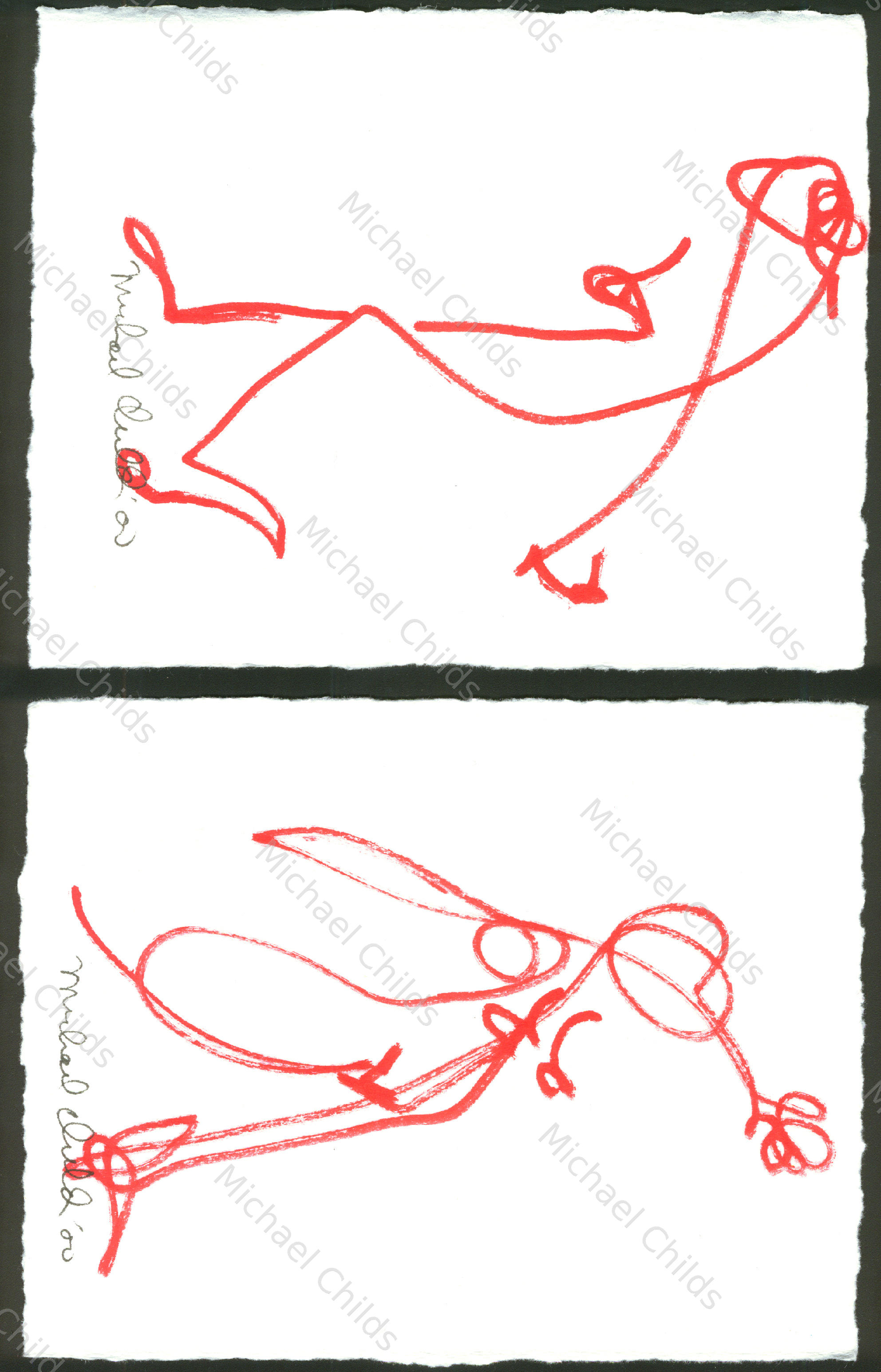 Two Red Gestures