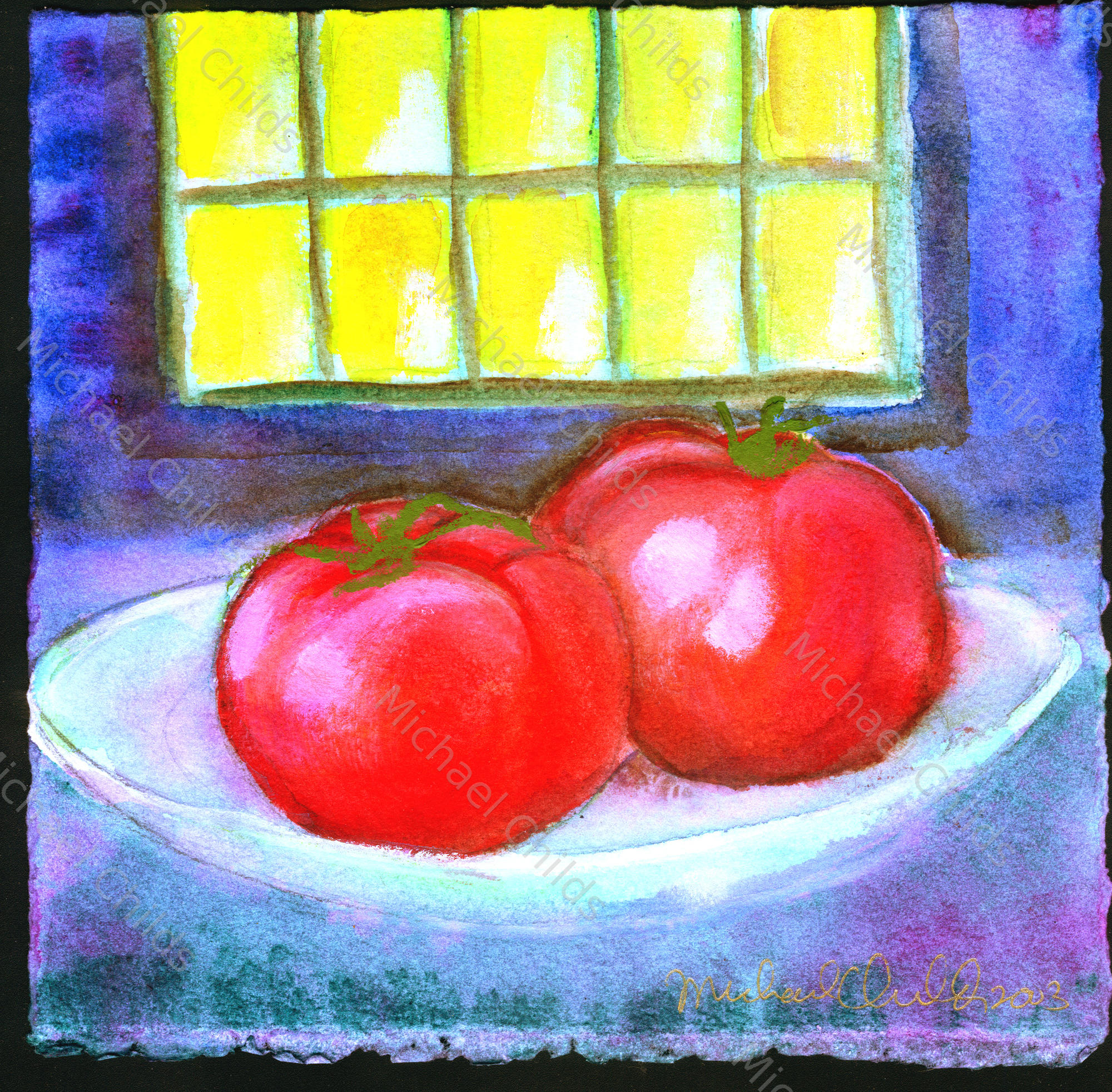 Tomatoes and Window