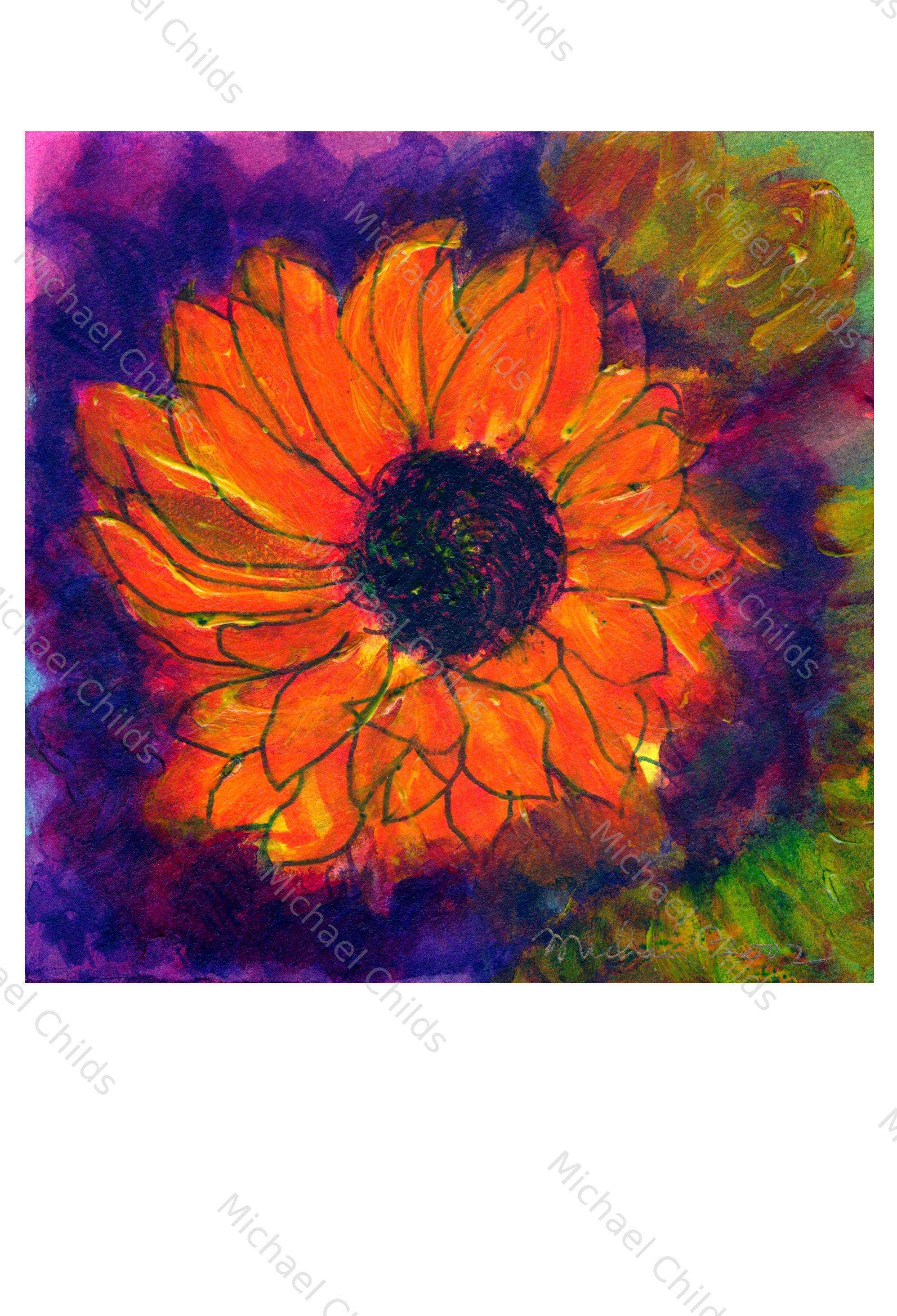 Flaming Sunflower