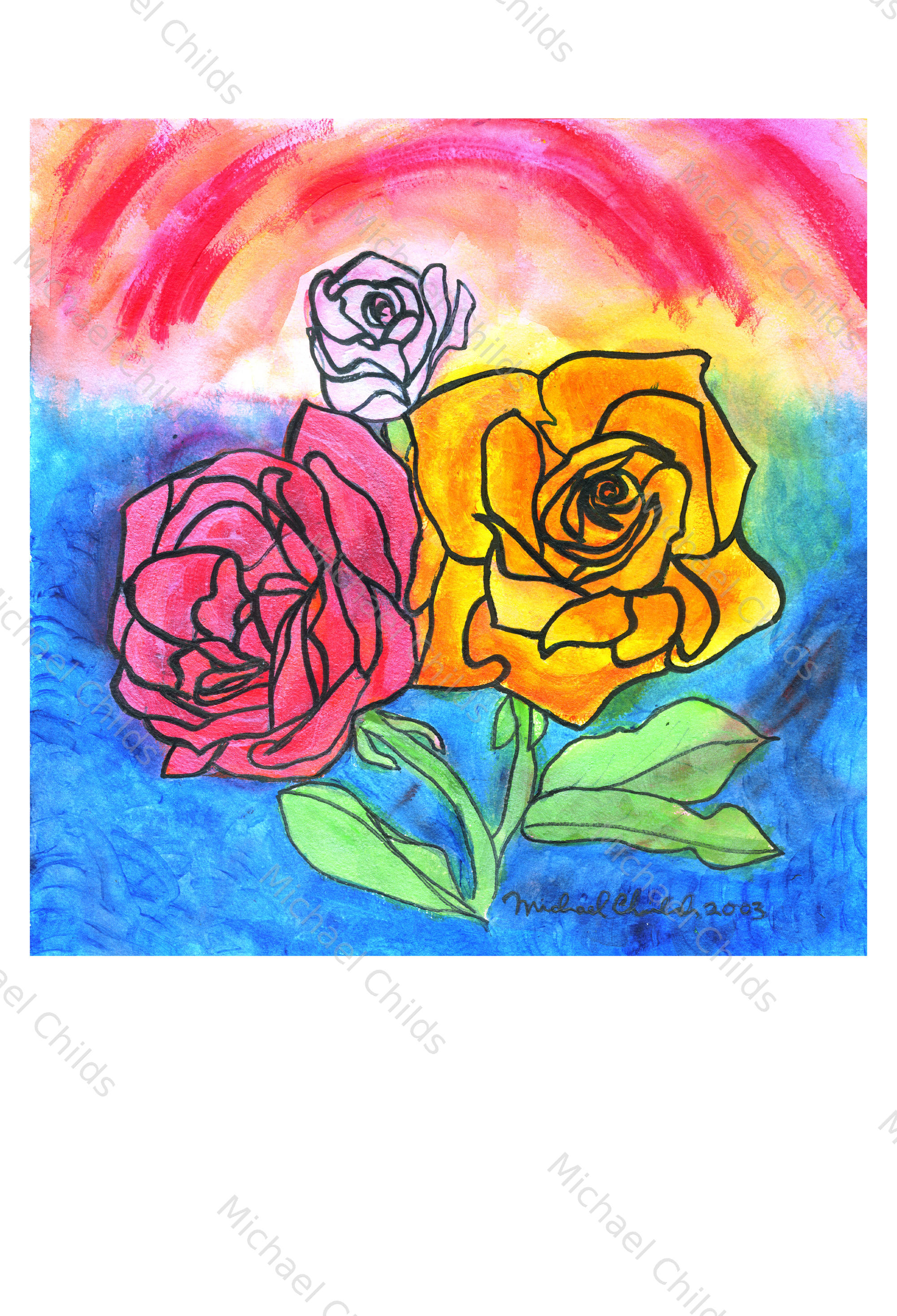 Trio of Roses