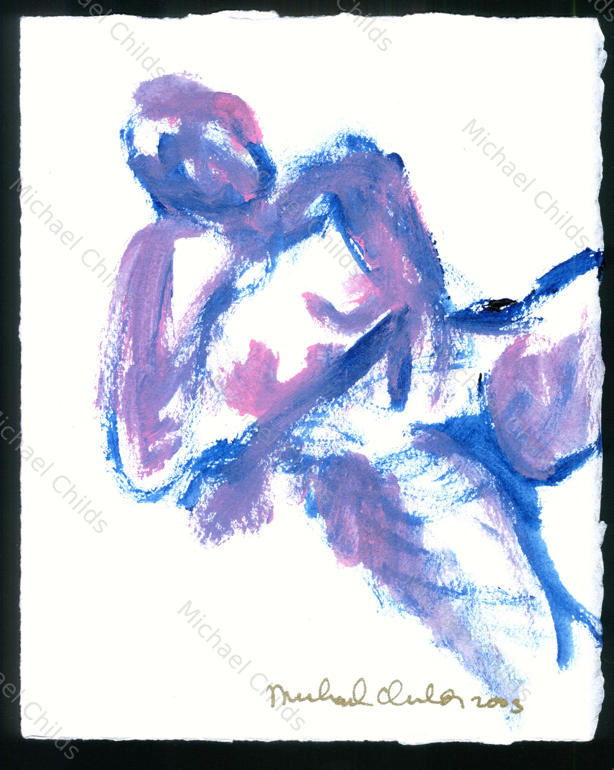 Brushstroke Reclining